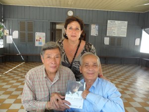 Daphné Romy with Bou Meng and Mixay Somsamouk