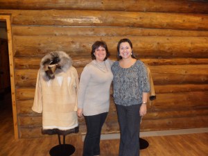 Rochelle Adams (right), with Daphné Romy on March 1st, 2013