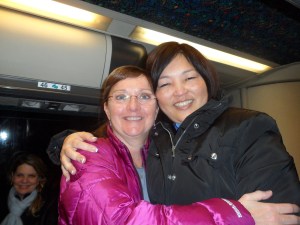 Julie Dodds, Visit Anchorage on the left. together with June Matsumoto, from Hawaii Convention Center