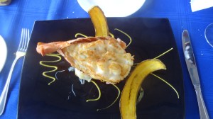 mon homard au templete