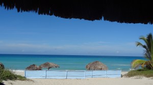 vue sur la plage varadero depuis le ranchon