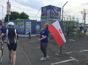 getting ready for the Parade!