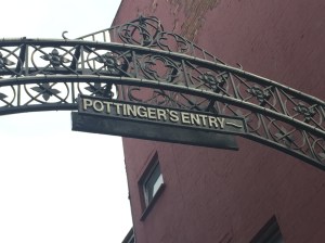 Charming alley into what used to be the heart of Belfast press...