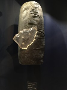 des runes de Manx au Musée de Mananan, le Dieu de Manx